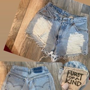 FURST OF A KIND/ LEVIS JEAN SHORTS